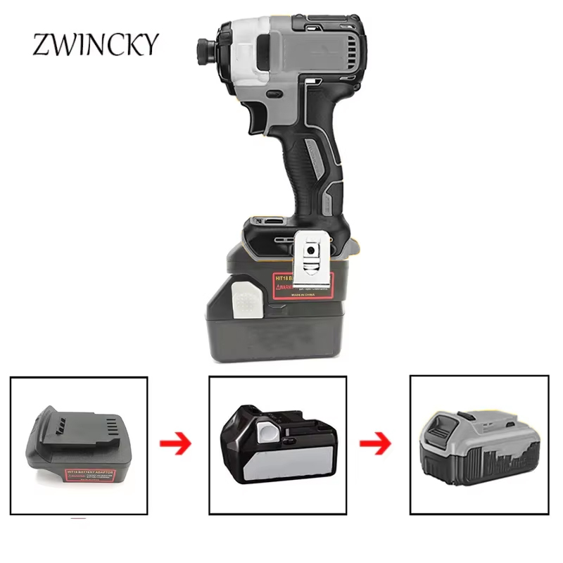 Power Tools Hikoki - ZWINCKY 어댑터 컨버터는 Hitachi/Hikoki 18V 리튬이온