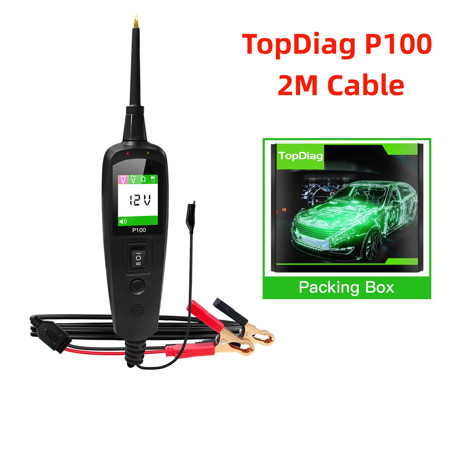Power Tools Automotive - 탑디아그 P100 2M 자동차 전기 회로