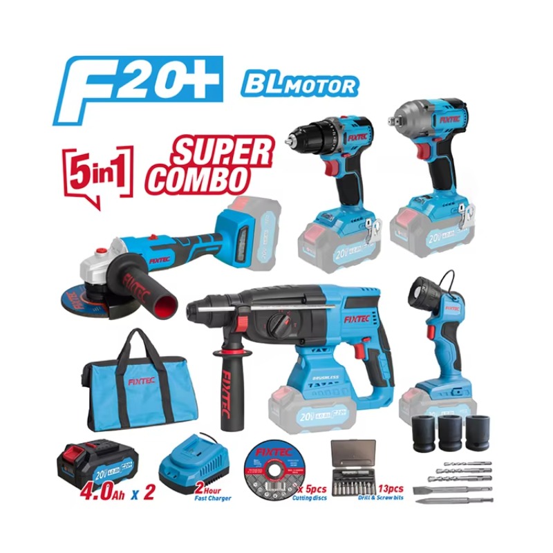 Combo Power Tools - 20V 무선 브러시리스 콤보 키트 5