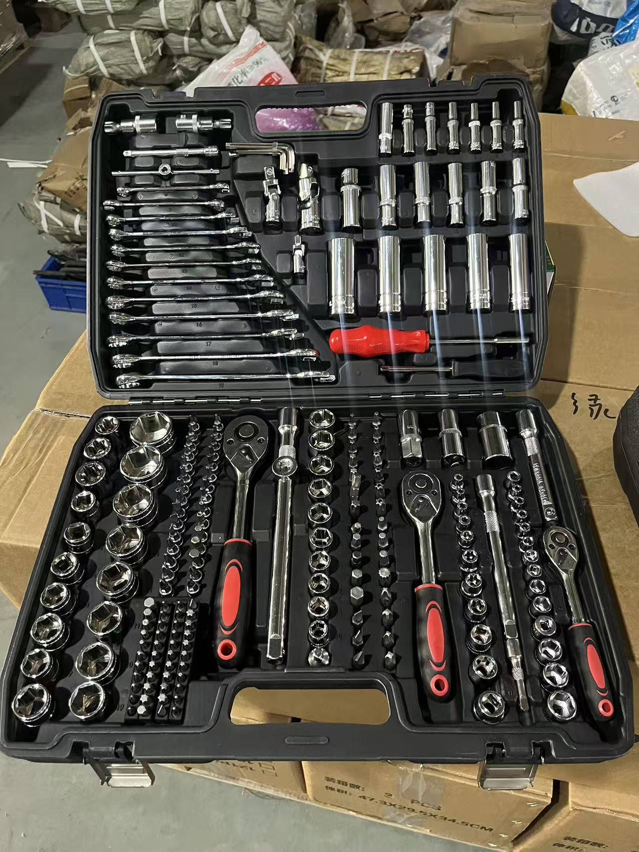 Power Tools Kit Set - 216피스 DIY 자동차 수리 공구 세트,