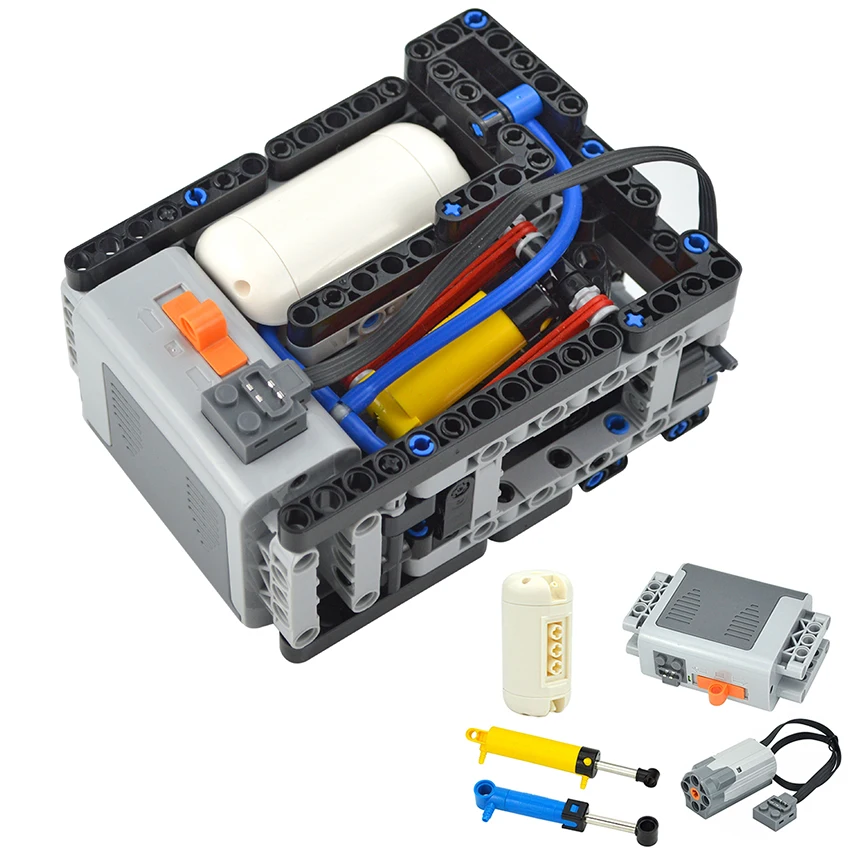 Power Tools Lego - 새로운 벽돌 기술 공압 자동 전기