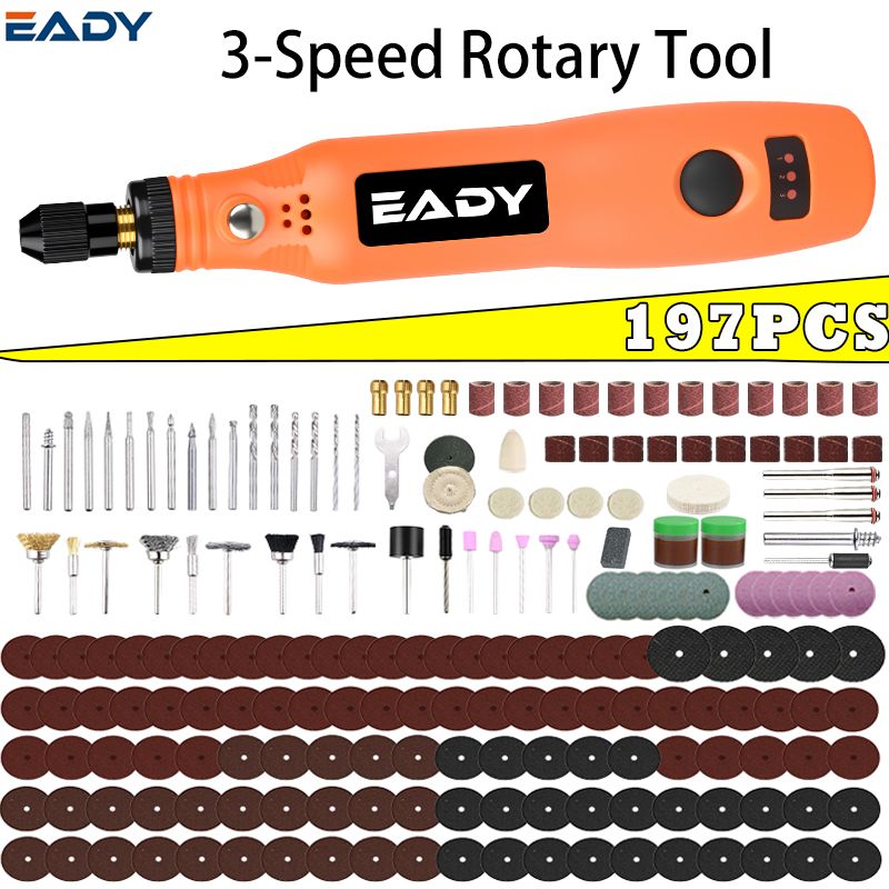 Power Tools Kit Set - USB 무선 로터리 공구 키트 –
