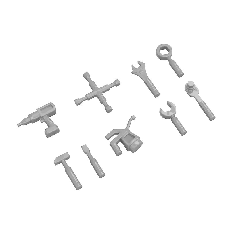 Power Tools Lego - 11402 오일팟, 전동 드릴, 렌치, 드라이버,