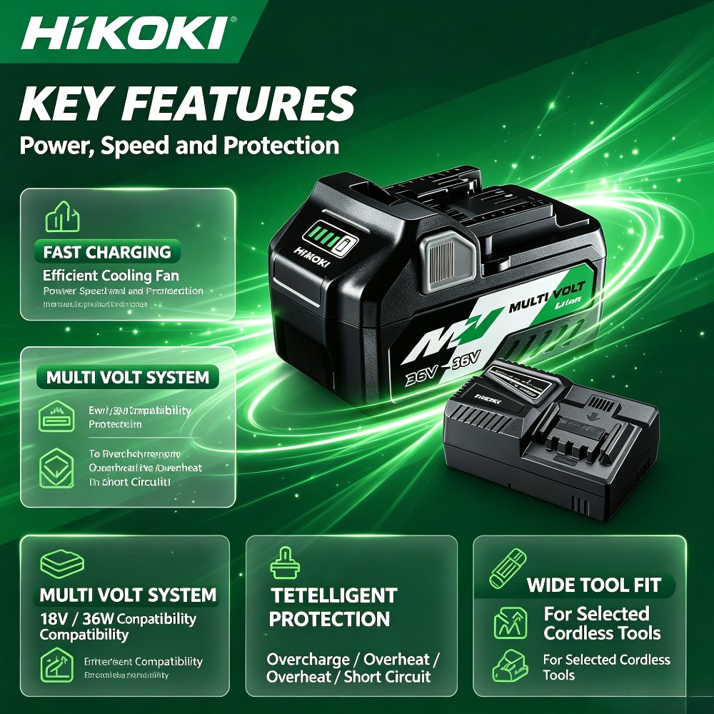 100% 정품 HiKOKI BSL36A18 배터리 18 - Power Tools Hikoki 리뷰 및 가격