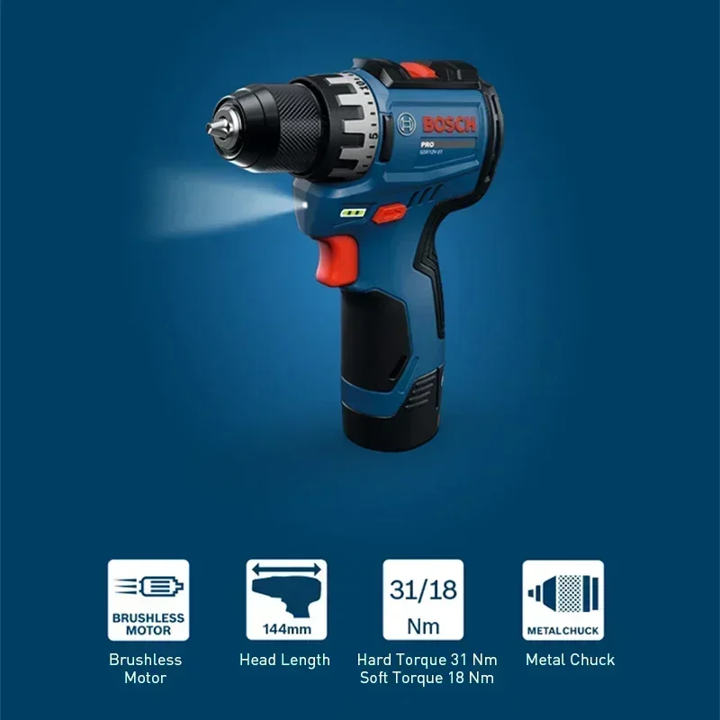 BOSCH GSR12V-31 무선 전기 드릴 드라이버  - Kit Power Tools 리뷰 및 가격