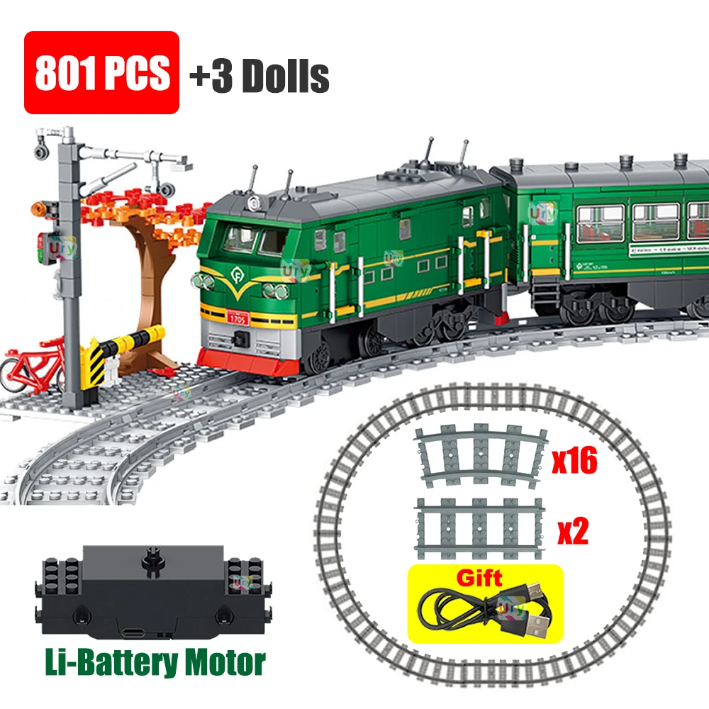 테크니컬 레트로 그린 증기 기차 시티카 전동 모델 충전 - Power Tools Lego 리뷰 및 가격
