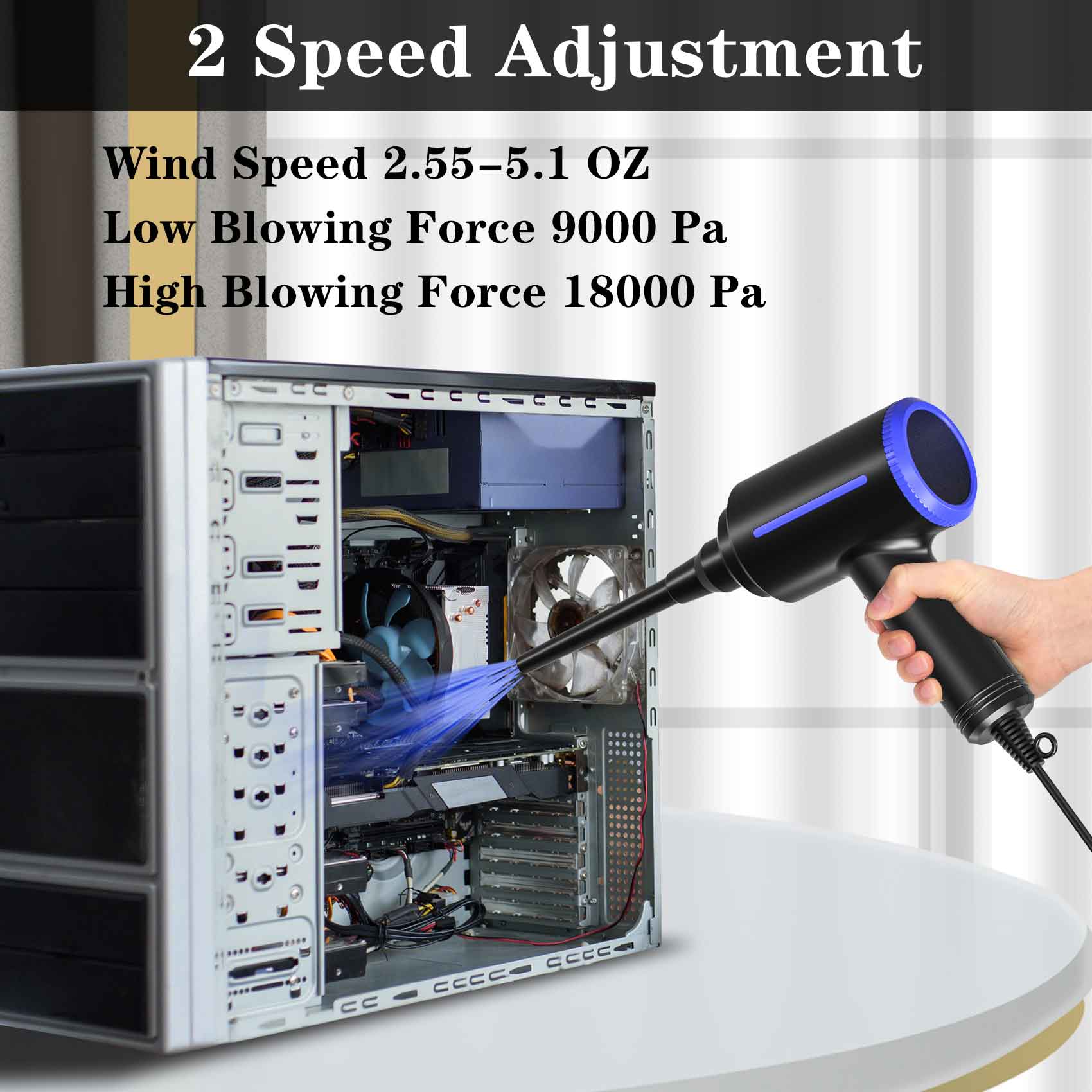 500W 무선 전기 공기 먼지 떨이, 자동차 용 컴퓨터 - Power Tools Automotive 리뷰 및 가격