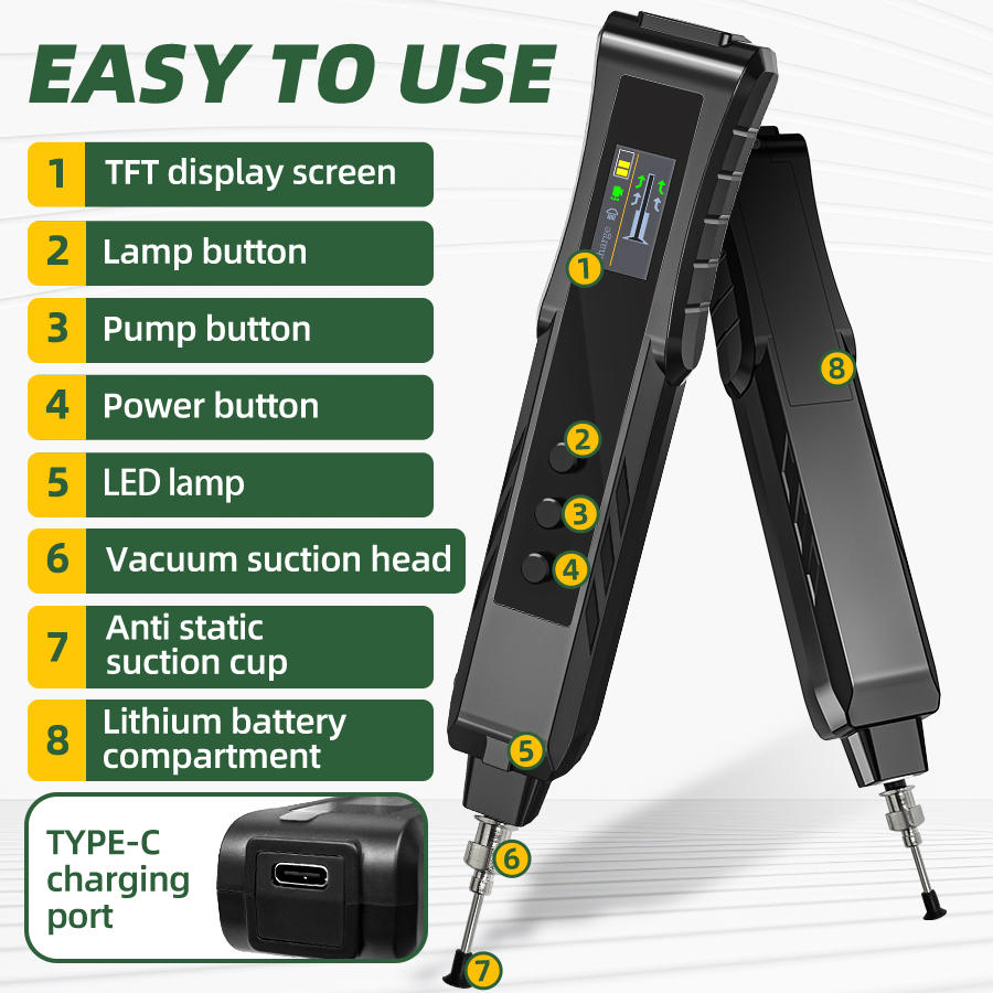 충전식 ESD 안전 전기 진공 흡입 펜 키트 – 휴대용 - Power Tools Kit Set 리뷰 및 가격