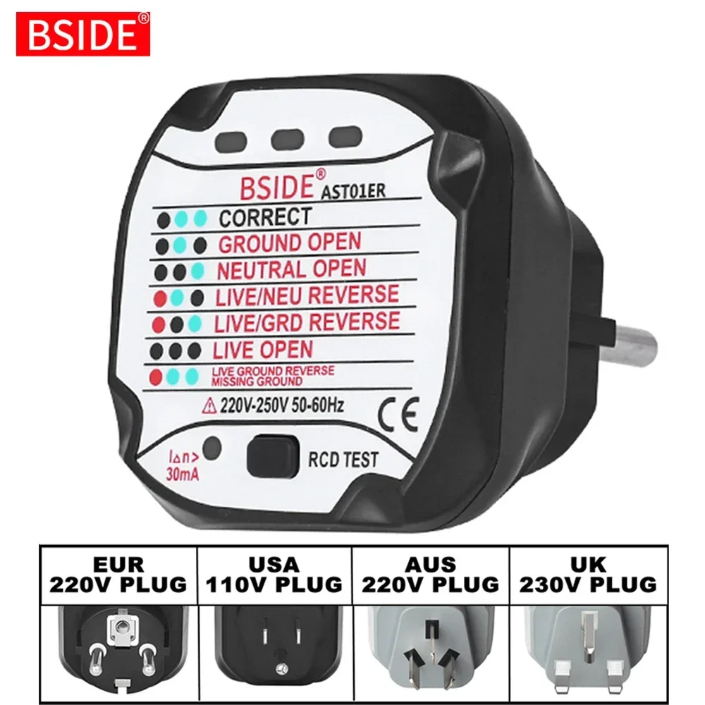 RCD GFCI 테스트 아울렛 접지 제로 라인 플러그  - Power Tools Uk Review 리뷰 및 가격