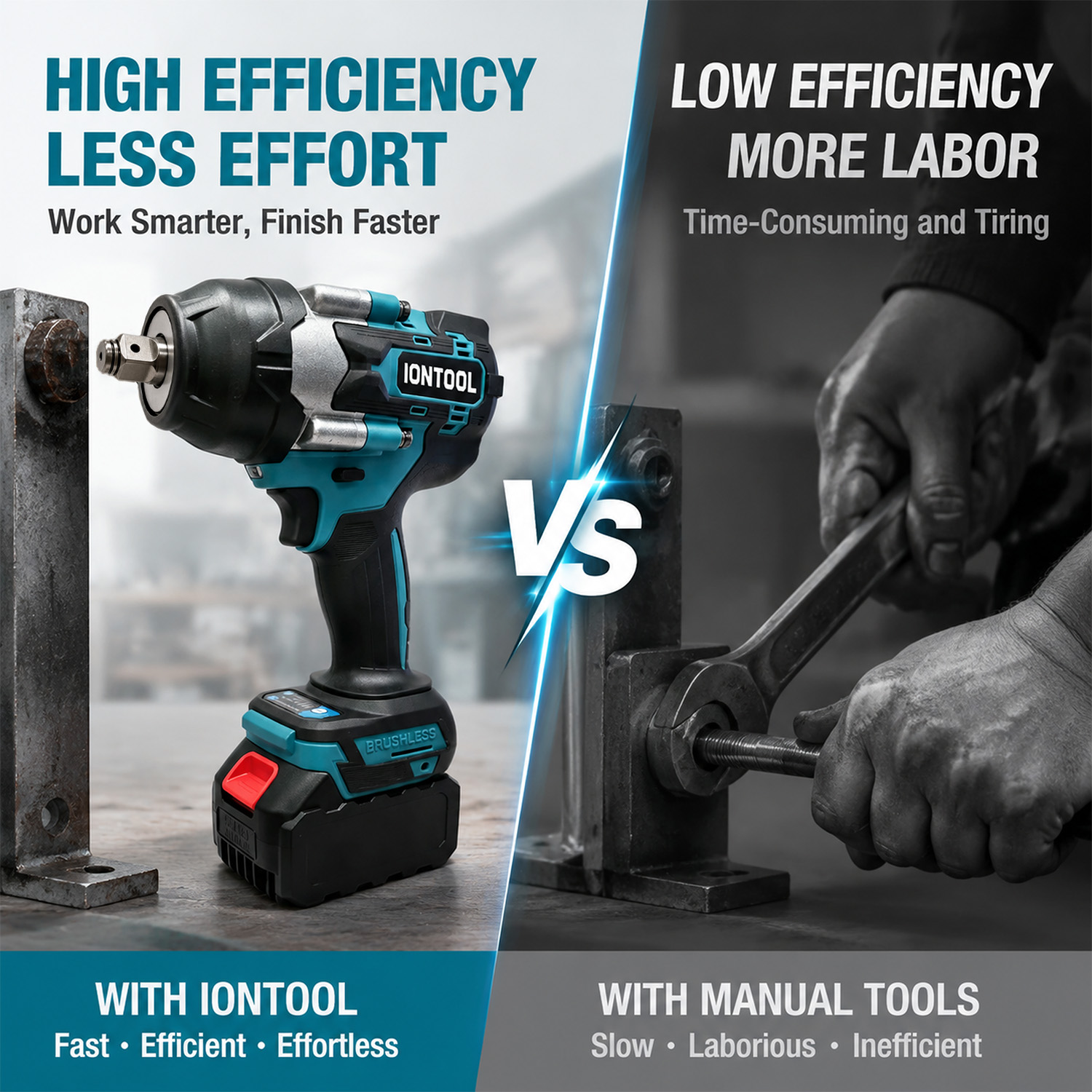 IONTOOL DTW700 미끄럼 방지 무선 임팩트 렌 - Power Tools And Engineering 리뷰 및 가격