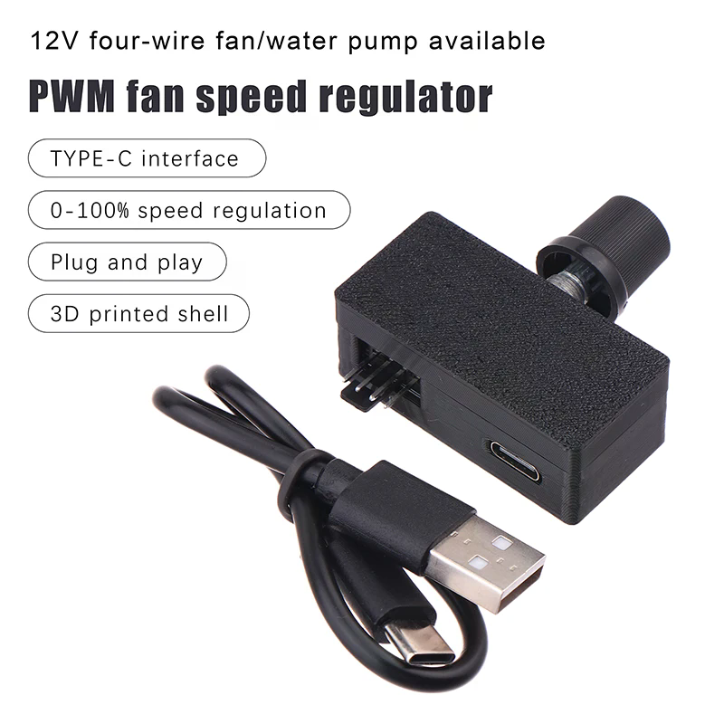 DC12V PWM 4핀 팬 속도 컨트롤러 타입-C US - Power Tools Types 리뷰 및 가격