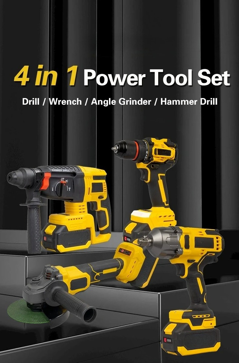 전문가용 전동 가정용 박스형 파워 키트 콤보 공구 세트 - Combo Power Tools 리뷰 및 가격