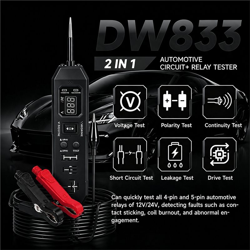 차량 전기 고장 회로 진단 도구, 디지털 자동차 릴레이 - Power Tools Automotive 리뷰 및 가격