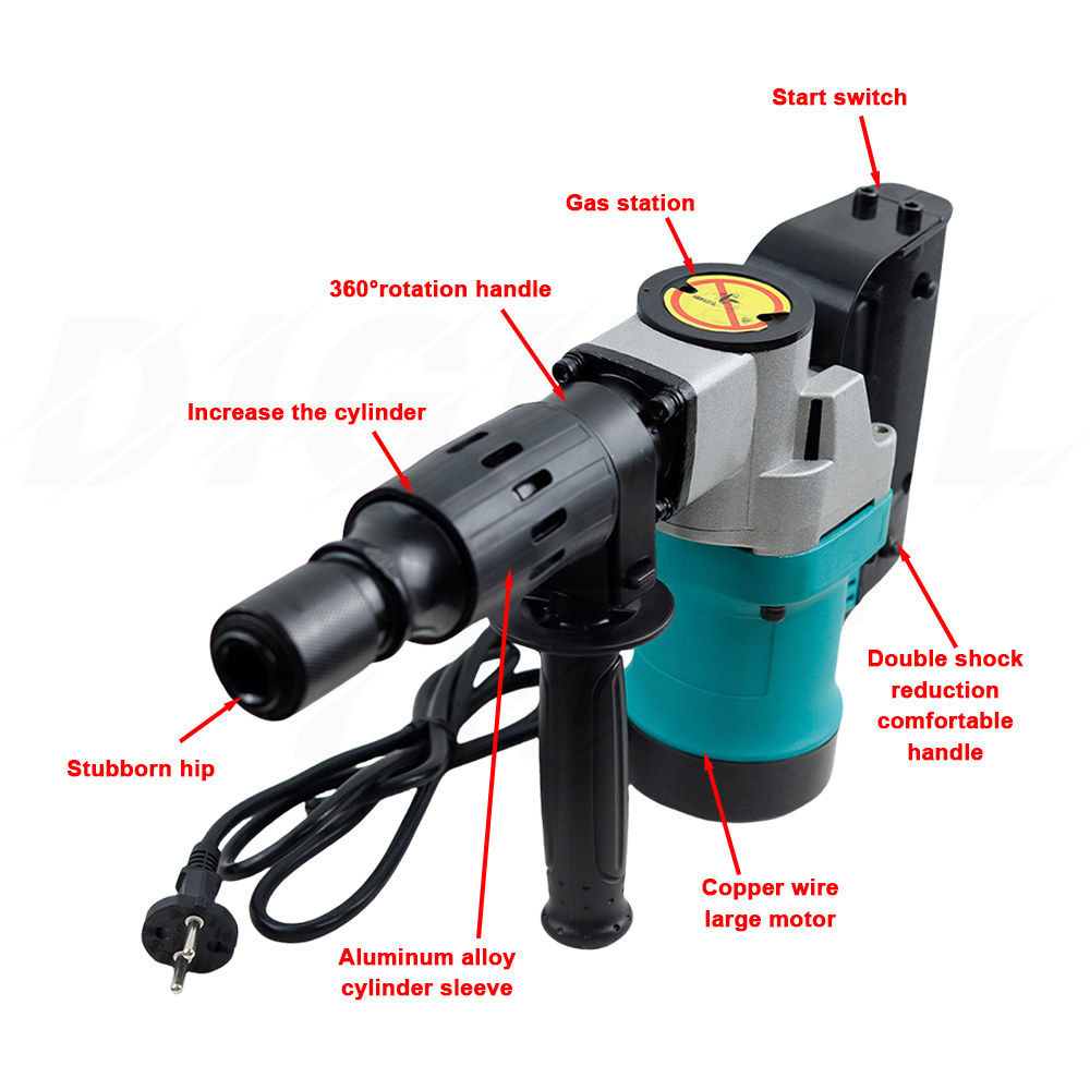 1200W 헤비듀티 전기 해머 임팩트 드릴 고출력 콘크 - Power Tools For Construction 리뷰 및 가격
