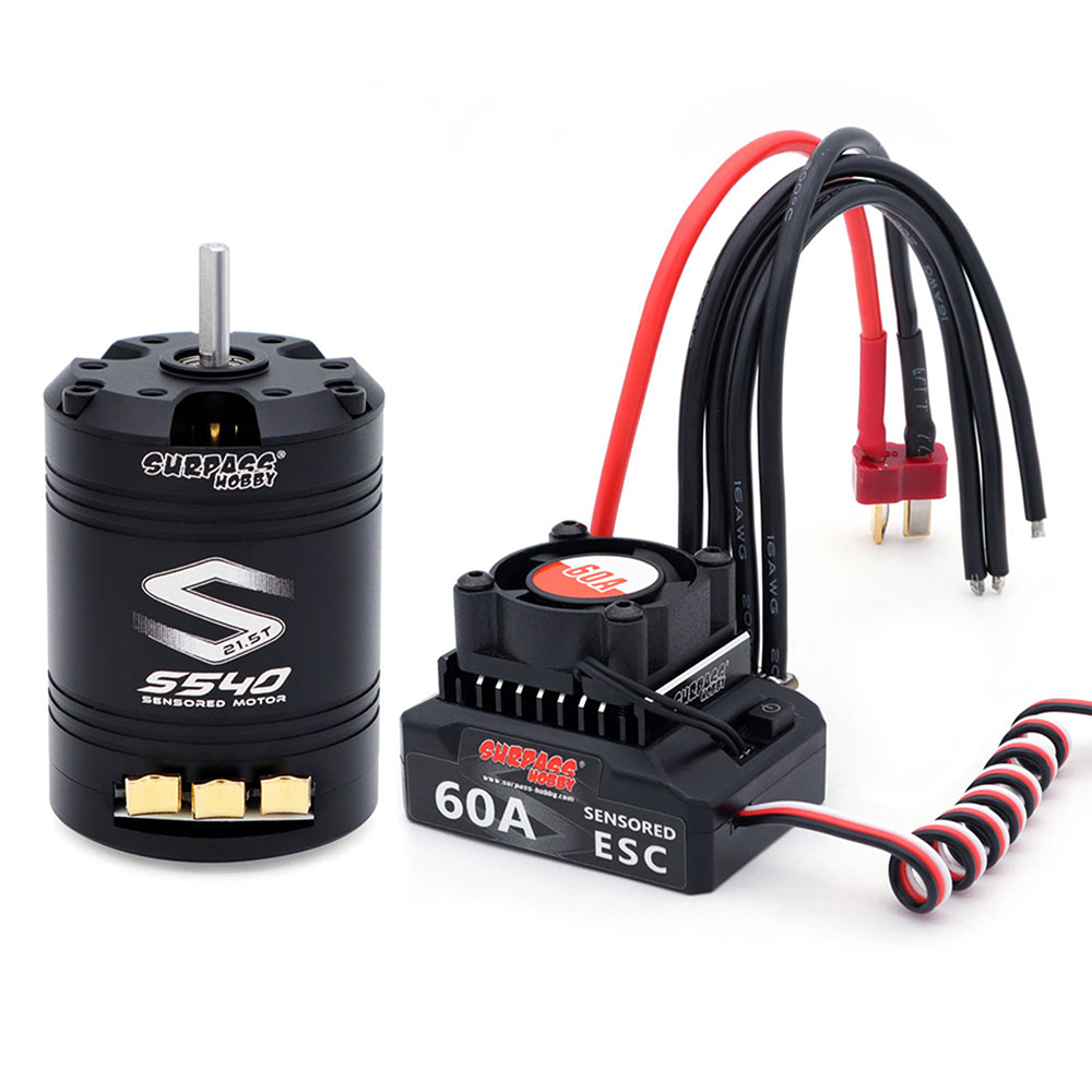 로켓-RC 모터 ESC 콤보 센서드 S540 17.5T - Combo Power Tools 리뷰 및 가격