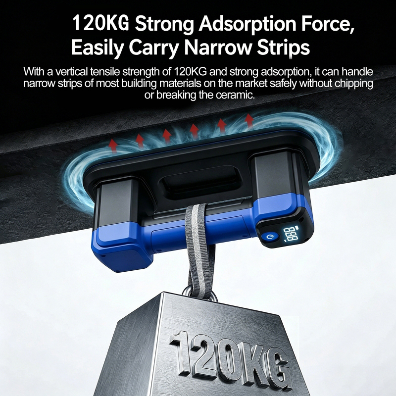 좁은 스트립형 전기 진공 흡착컵 120KG 하중 진공  - Power Tools For Construction 리뷰 및 가격