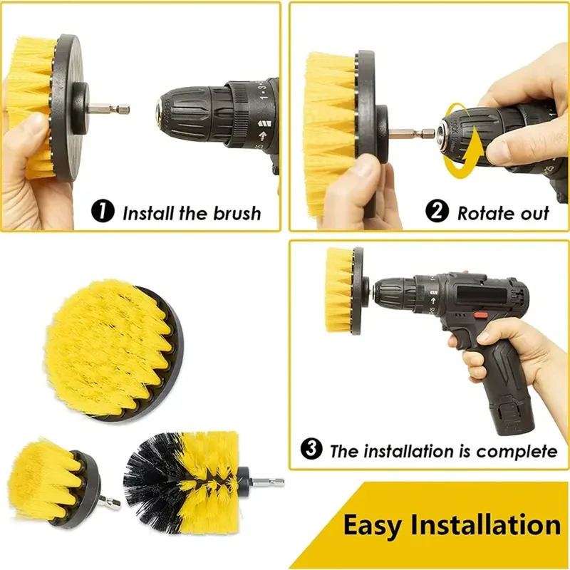 3개/세트 드릴 브러시 세트 파워 스크러버 세척 브러시 - Power Tools Kit Set 리뷰 및 가격