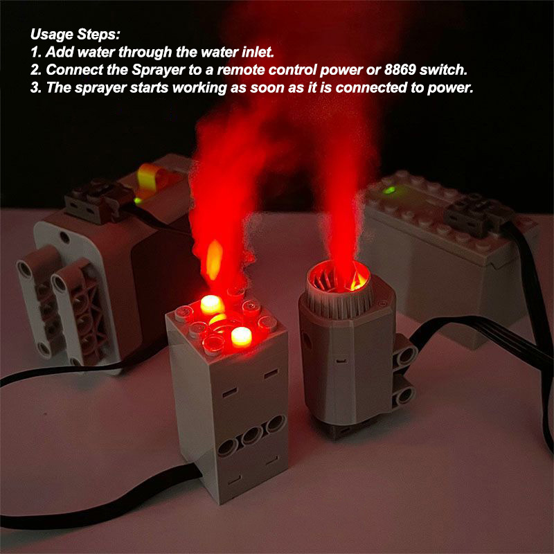 새로운 기술 스프레이 연기 모터 분무기 PF 포그러,  - Power Tools Lego 리뷰 및 가격