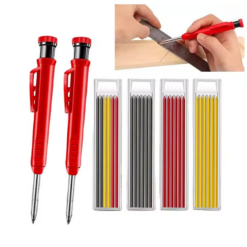 단단한 목수 연필 세트 목공 도구 기계 3 색 리필 건 - Power Tools For Construction 리뷰 및 가격