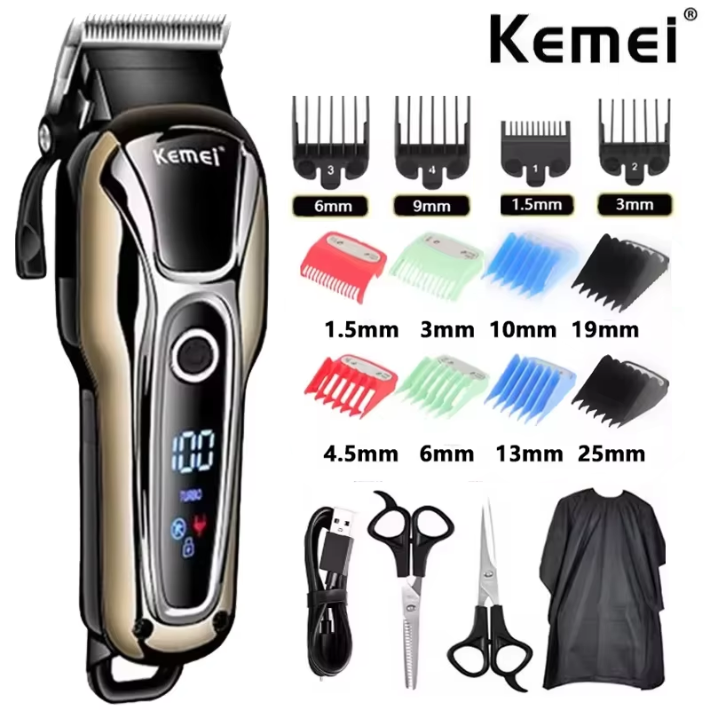 Kemei 1990 새로운 머리 깎기 전문 머리 깎기  - Power Tools Panasonic 리뷰 및 가격