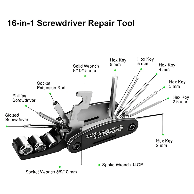 휴대용 자전거 수리 도구 키트 자전거 수리 도구 키트  - Power Tools Kit Set 리뷰 및 가격