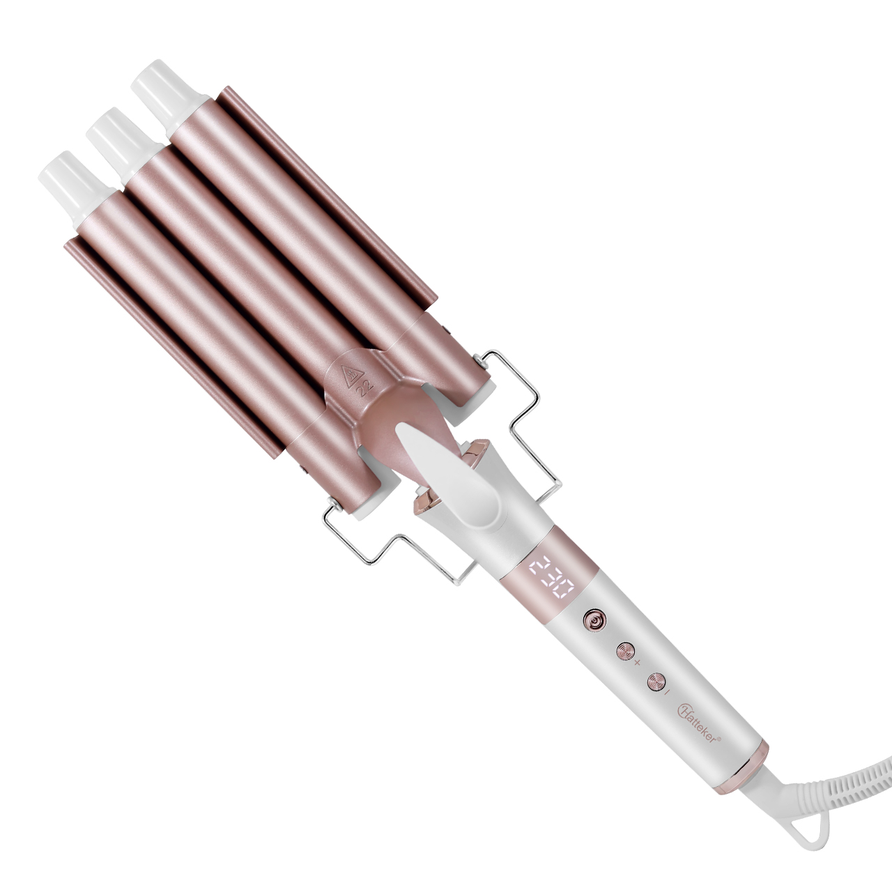 Hatteker 전문 헤어 컬링 아이언 세라믹 트리플  - Combo Power Tools 리뷰 및 가격