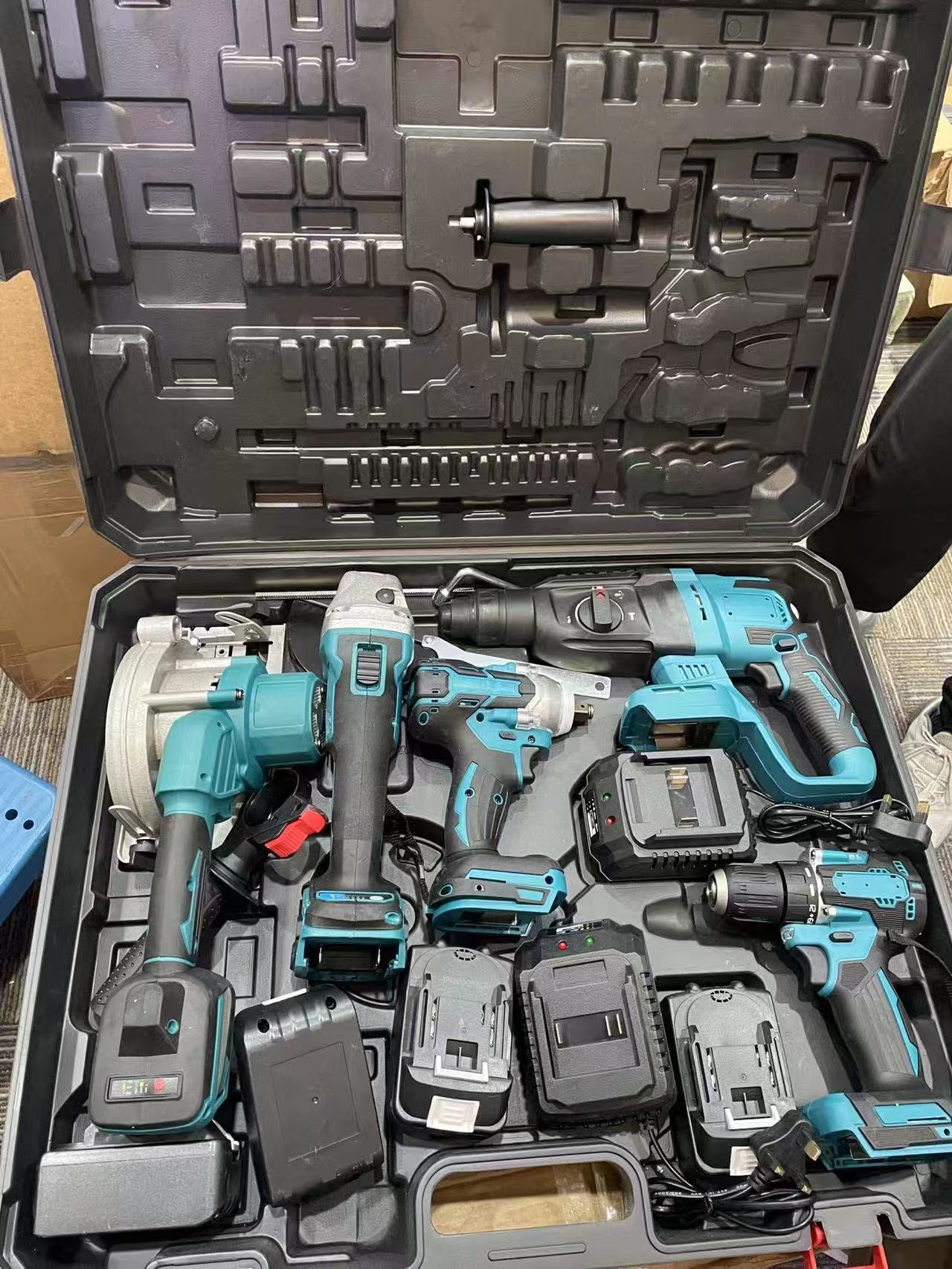공장 직판 5 in 1 전동공구 세트 고품질 무선 전동 - Combo Power Tools 리뷰 및 가격