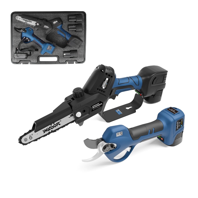 【베스트셀러】무선 브러시리스 전기 전정가위 및 전기톱  - Power Tools Kit Set 리뷰 및 가격