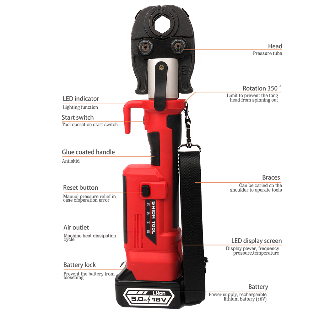 Pz-1930 GES-1525 V형 유압 파이프 크림핑 - Power Tools Types 리뷰 및 가격